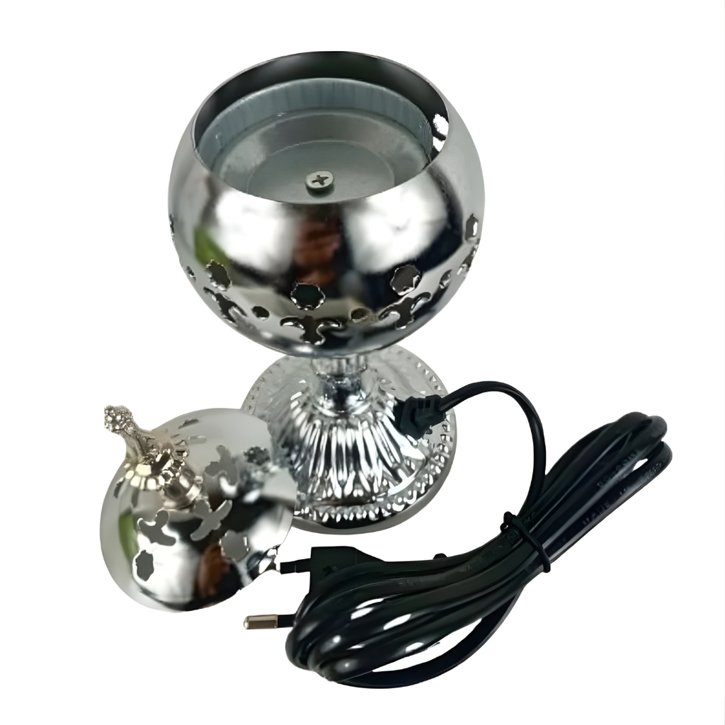 Mabkhara Dorée Mosquée – Brûleur Encens Électrique Sans Charbon