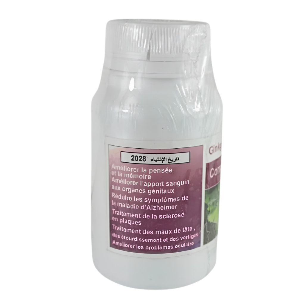Ginkgo Biloba 60 Gélules | Mémoire & Circulation