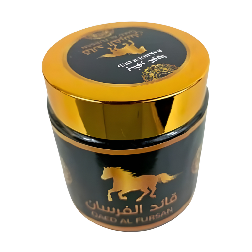 Bakhour Qaed El Fursan 50g – Encens Oud, Safran & Ambre