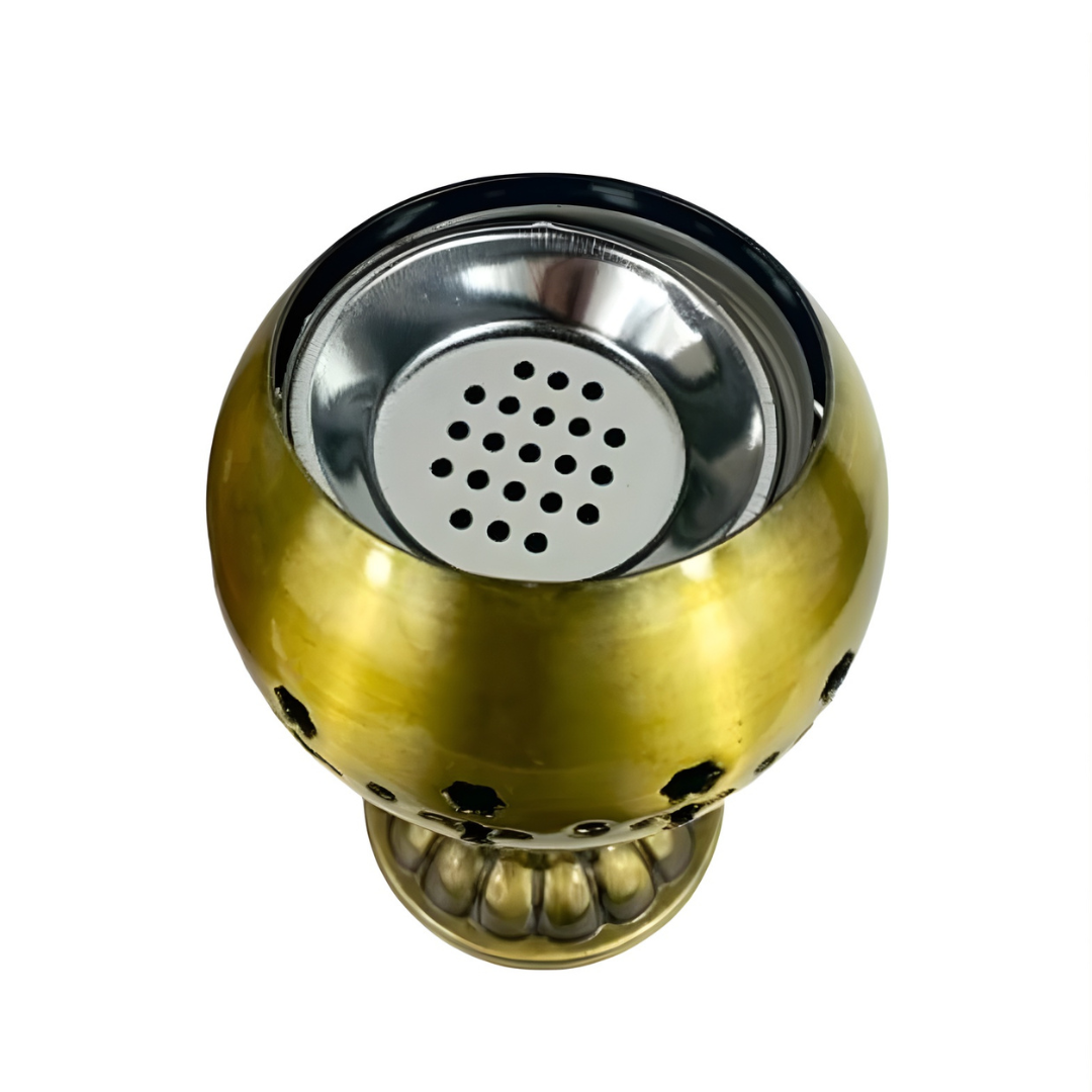 Mabkhara Dorée Mosquée – Brûleur Encens Électrique Sans Charbon