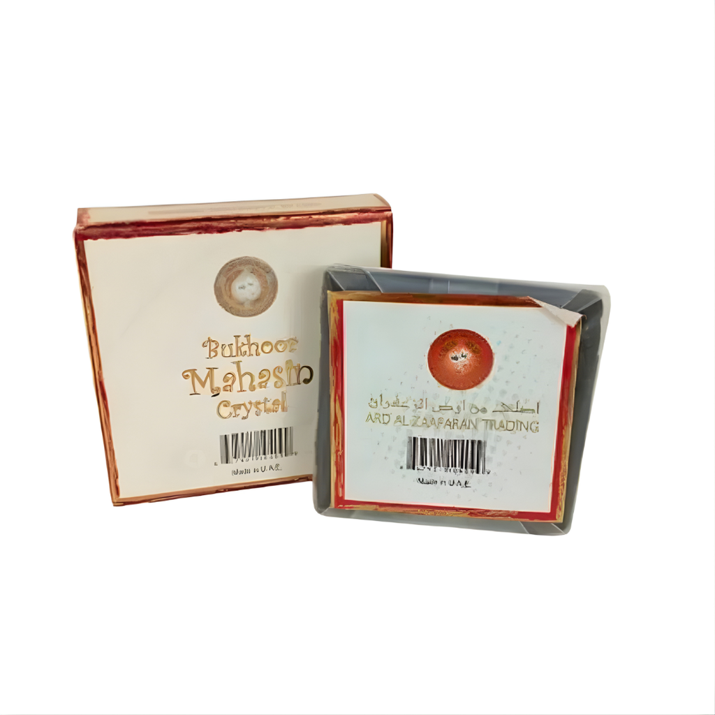 Bakhour Mahassin Cristal 40g – Encens Oud, Musc & Santal Apaisant