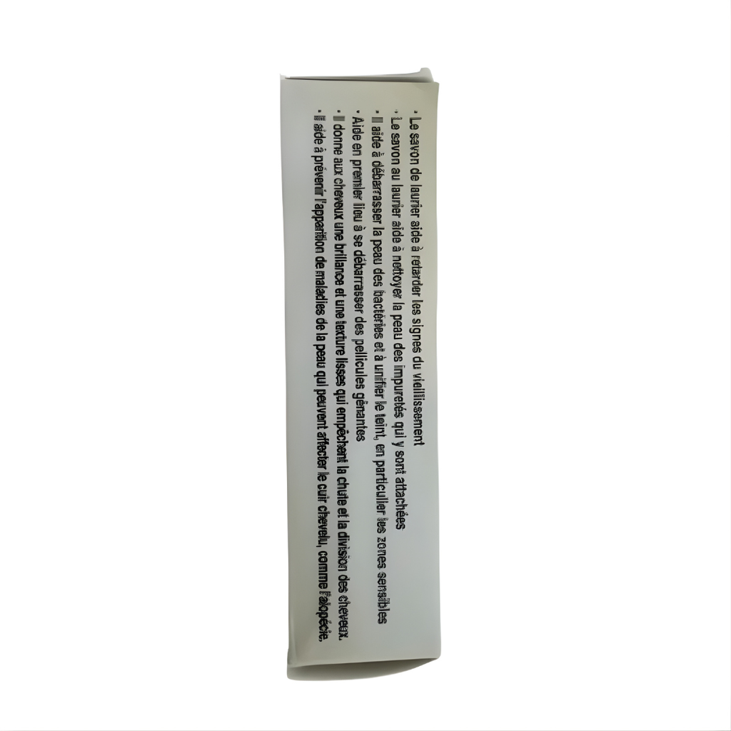 Savon au Laurier Noble 100g – Nettoyant Naturel Apaisant & Hydratant