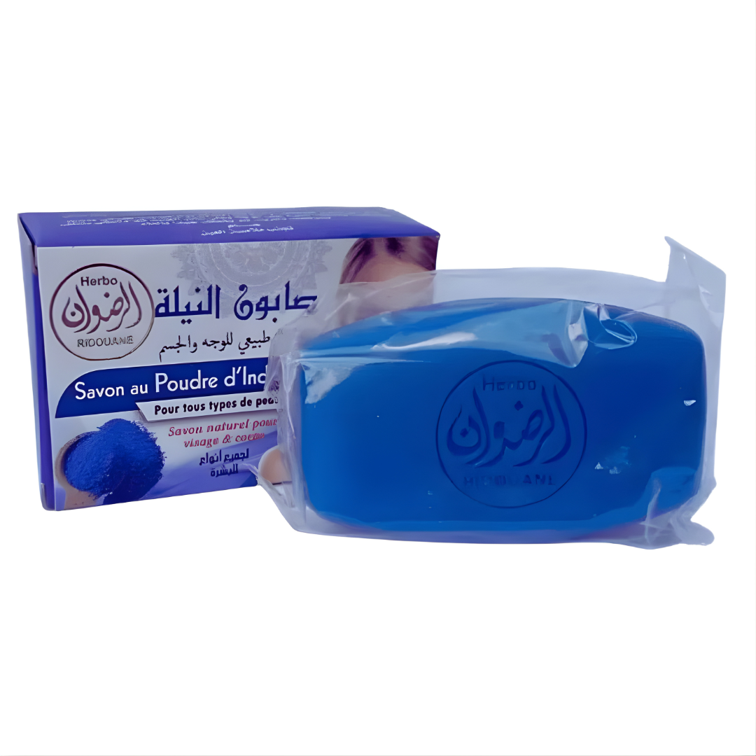 Savon Nila Bleu 100g – Éclaircissant Naturel & Unifiant du Teint