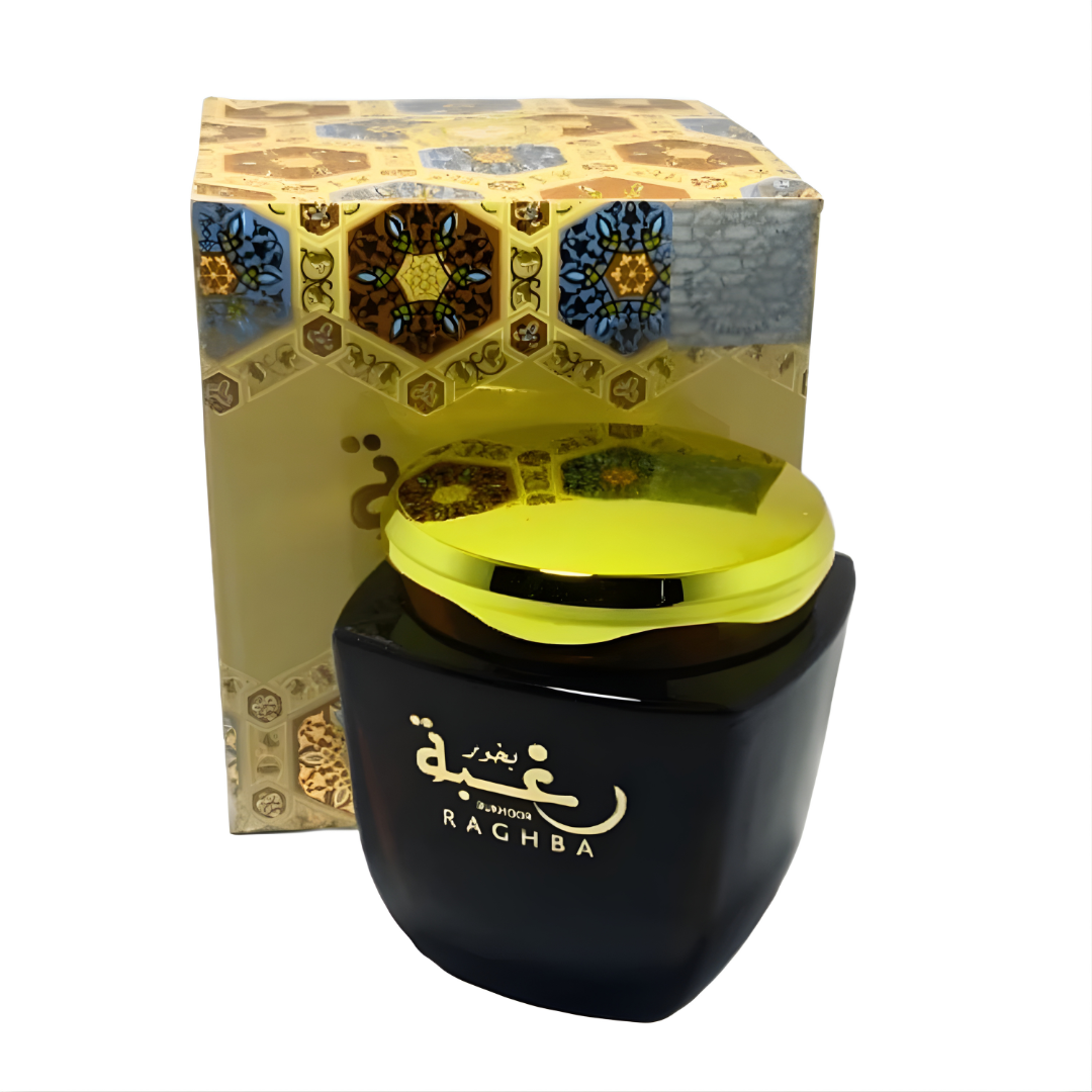 Bakhoor Raghba 80g – Encens Oriental Oud, Musc & Santal