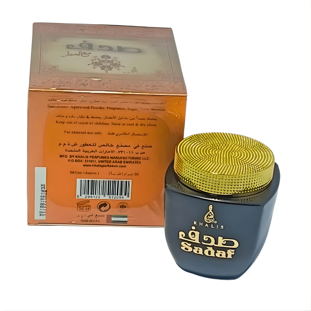 Bakhoor Sadaf 80g – Encens Oriental Boisé & Musqué Élégant