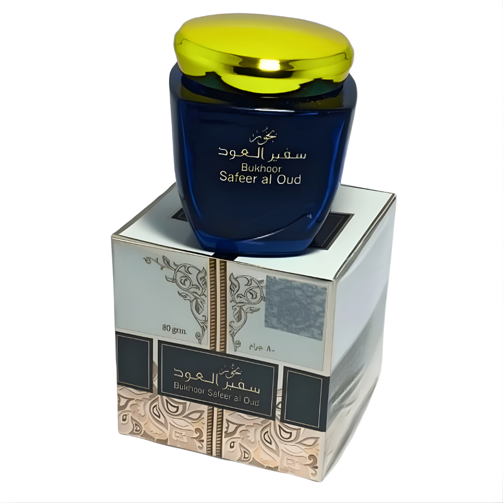 Bukhoor Safeer Al Oud 80g – Encens Oriental de Luxe Boisé & Floral