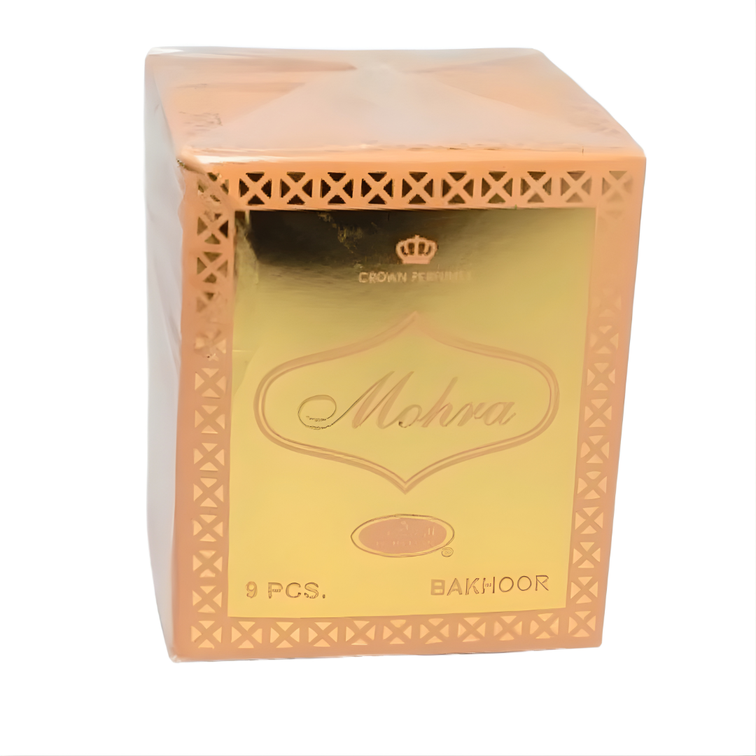 Encens Bakhoor Mohra 50g – Oud Boisé & Floral Raffiné