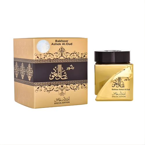 Bakhoor Ashek Al Oud Édition Or 30g – Encens Oriental Luxe Oud & Rose