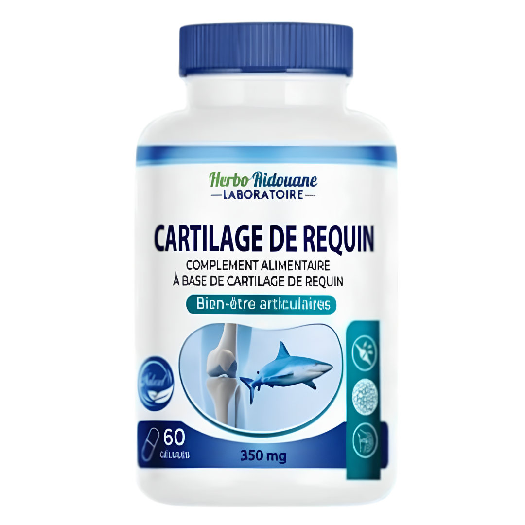 Cartilage de Requin 60 Gélules – Soutien Articulaire & Mobilité